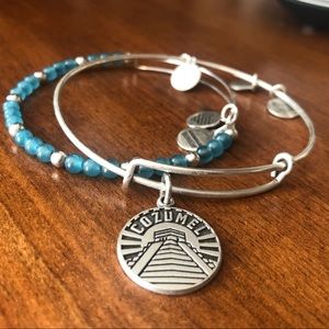 Alex and ani two piece Cozumel bangle set